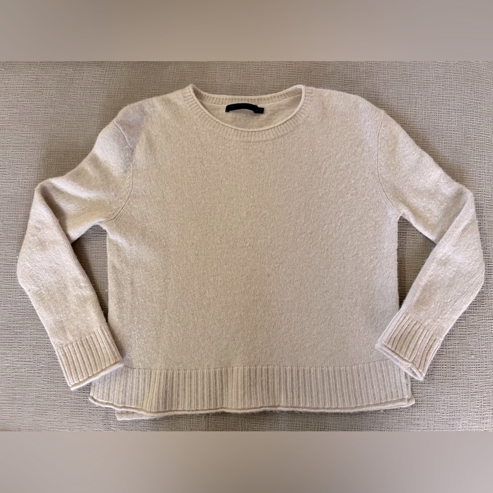 Jenni Kayne | Everyday Sweater | oatmeal | medium cashmere wool blend